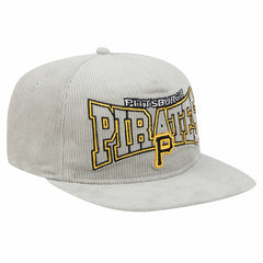 New Era Pittsburgh Pirates Gray Corduroy Golfer Snapback Hat Near Me