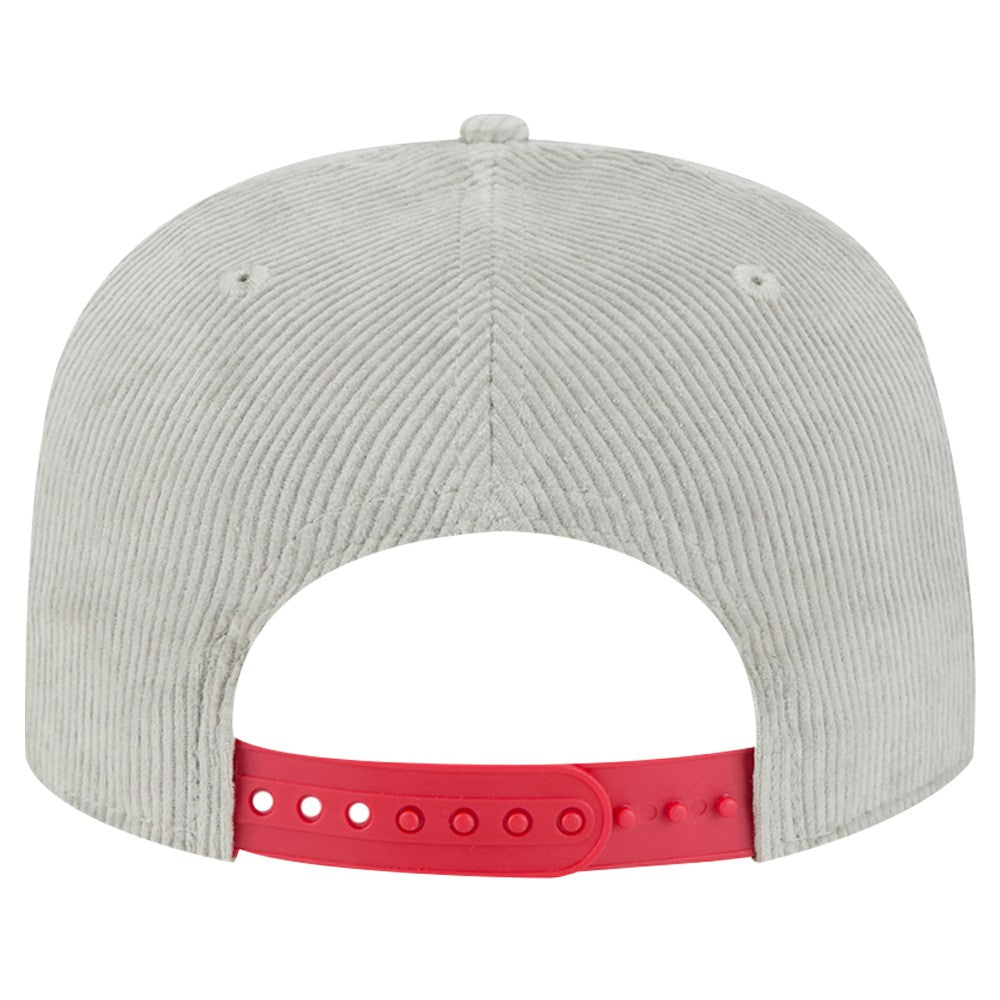 New Era Los Angeles Angels Gray Corduroy Golfer Snapback Hat Outlet
