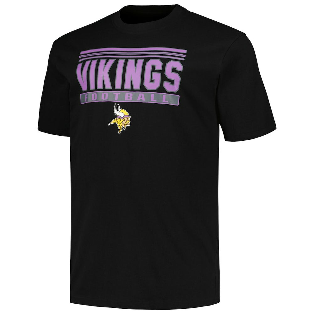 Minnesota Vikings Big & Tall Pop T-Shirt - Black - Fanatics