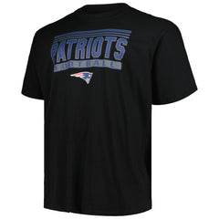 New England Patriots Big & Tall Pop T-Shirt - Black - Fanatics