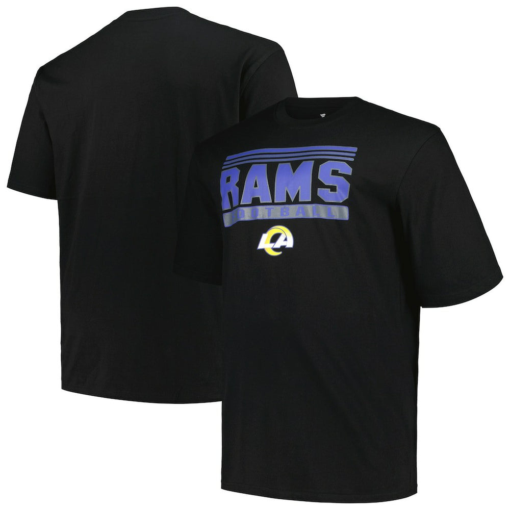 Los Angeles Rams Big & Tall Pop T-Shirt - Black - Fanatics