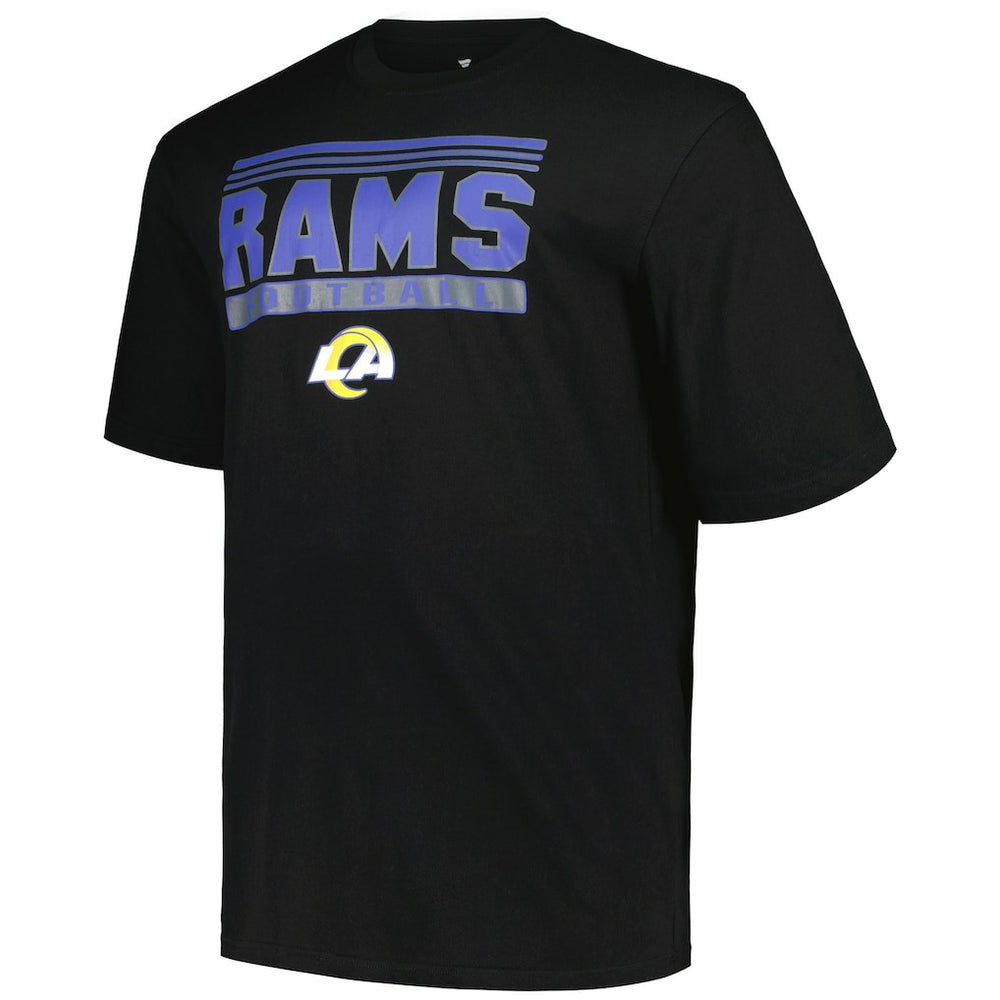 Los Angeles Rams Big & Tall Pop T-Shirt - Black - Fanatics