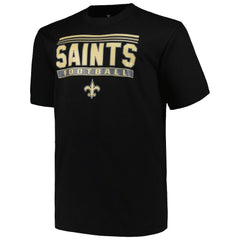 New Orleans Saints Big & Tall Pop T-Shirt - Black - Fanatics
