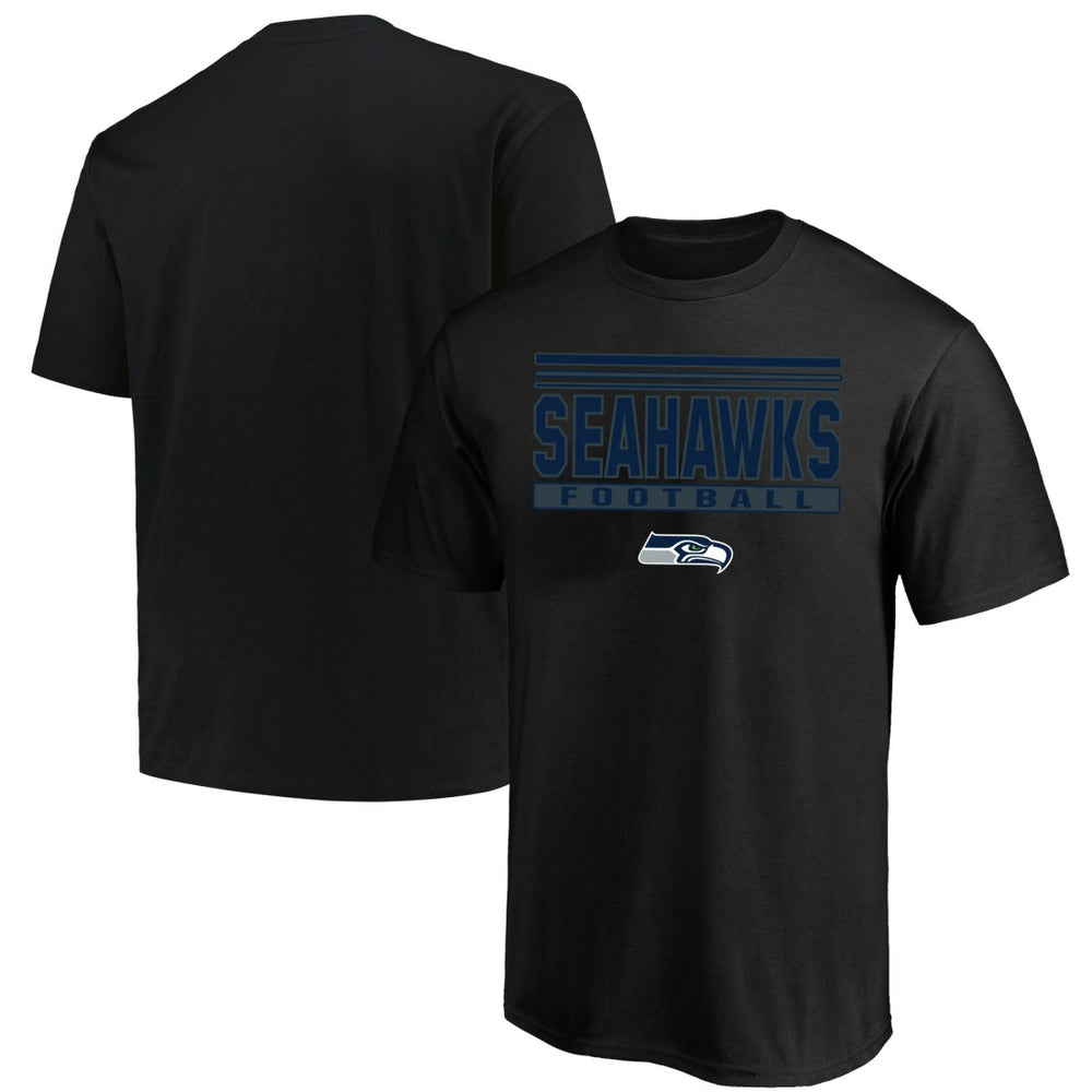 Seattle Seahawks Big & Tall Pop T-Shirt - Black - Fanatics