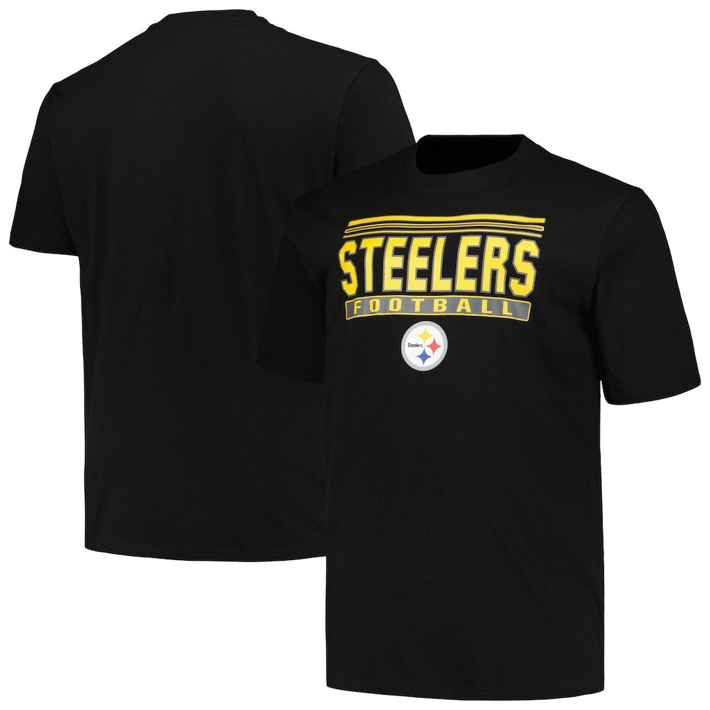 Pittsburgh Steelers Big & Tall Pop T-Shirt - Black - Fanatics