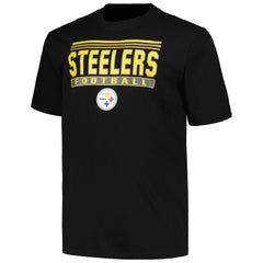 Pittsburgh Steelers Big & Tall Pop T-Shirt - Black - Fanatics
