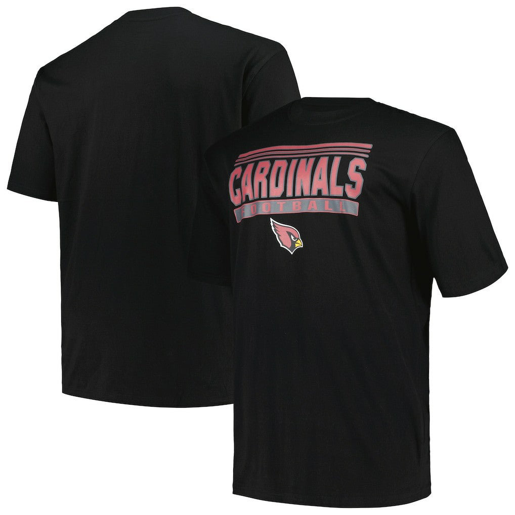 Arizona Cardinals Big & Tall Pop T-Shirt - Black - Fanatics