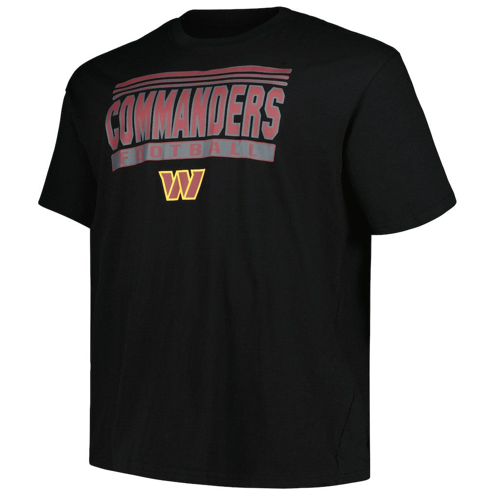 Washington Commanders Big & Tall Pop T-Shirt - Black - Fanatics