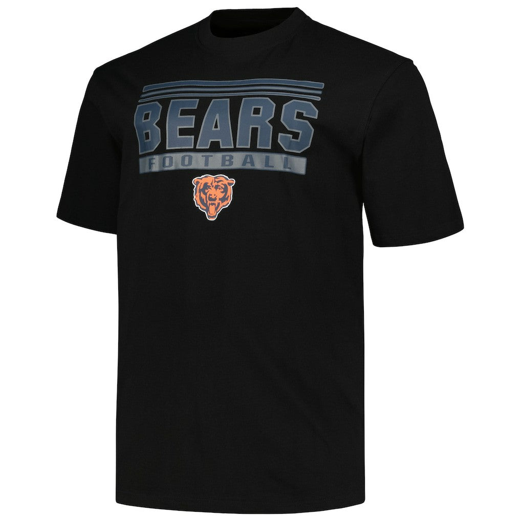 Chicago Bears Big & Tall Pop T-Shirt - Black - Fanatics