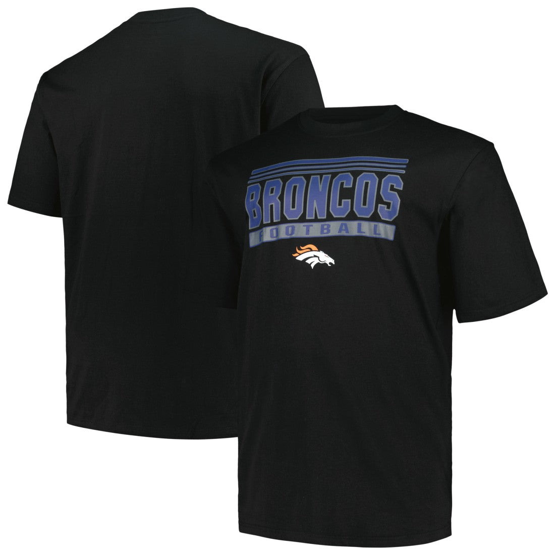Denver Broncos Big & Tall Pop T-Shirt - Black - Fanatics