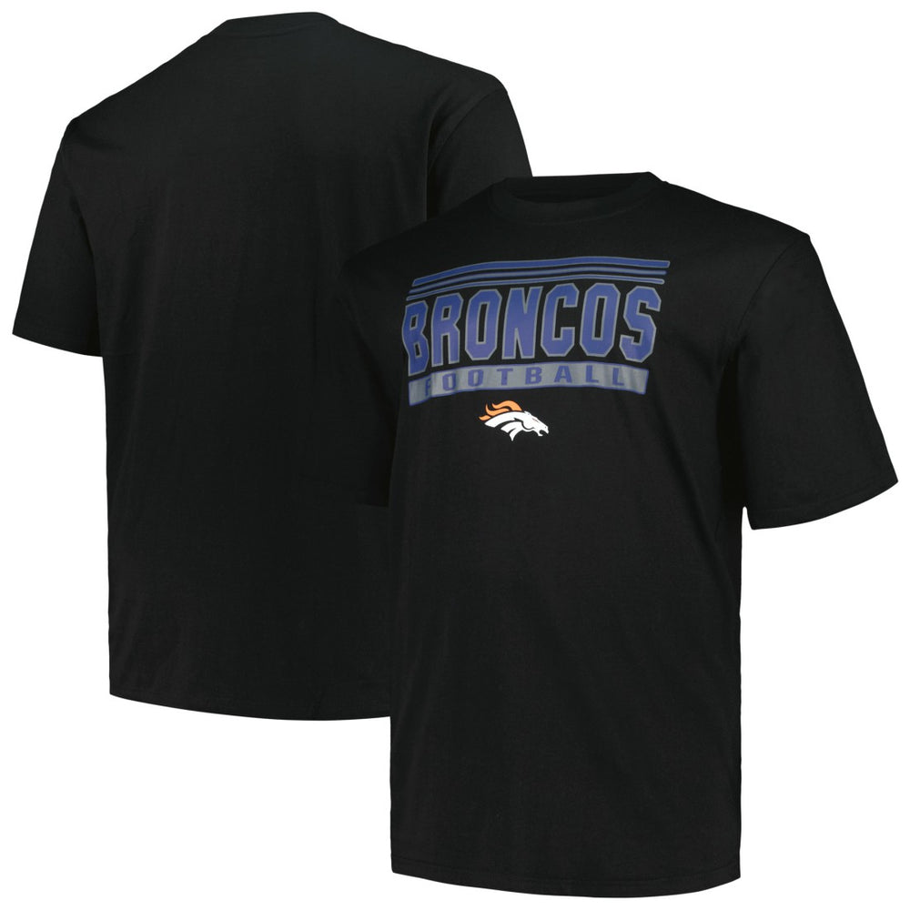 Denver Broncos Big & Tall Pop T-Shirt - Black - Fanatics