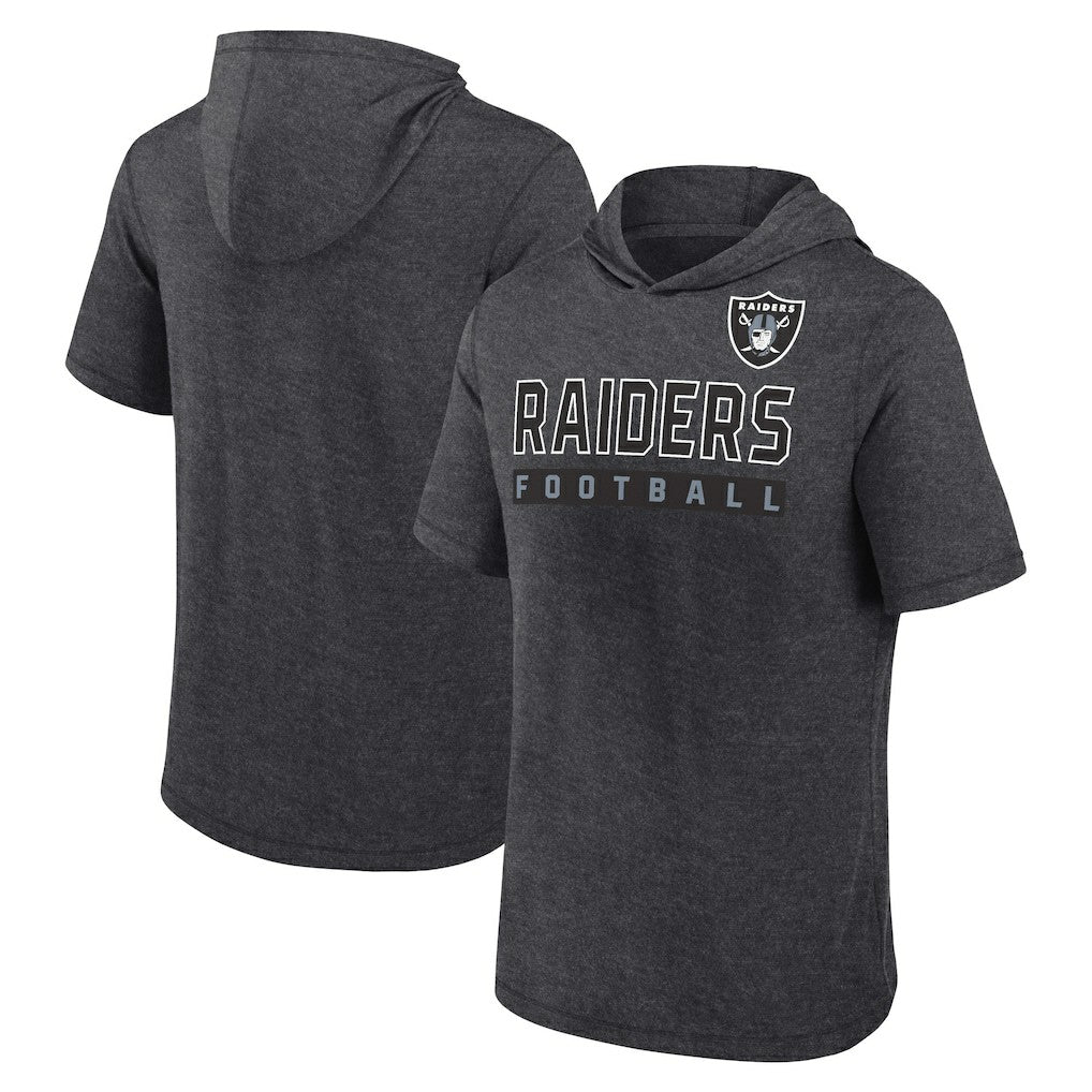 Las Vegas Raiders Big & Tall Hoodie T-Shirt - Black - Fanatics