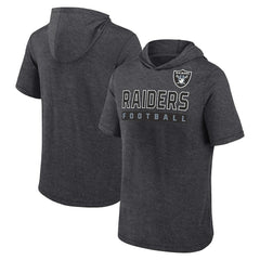 Las Vegas Raiders Big & Tall Hoodie T-Shirt - Black - Fanatics