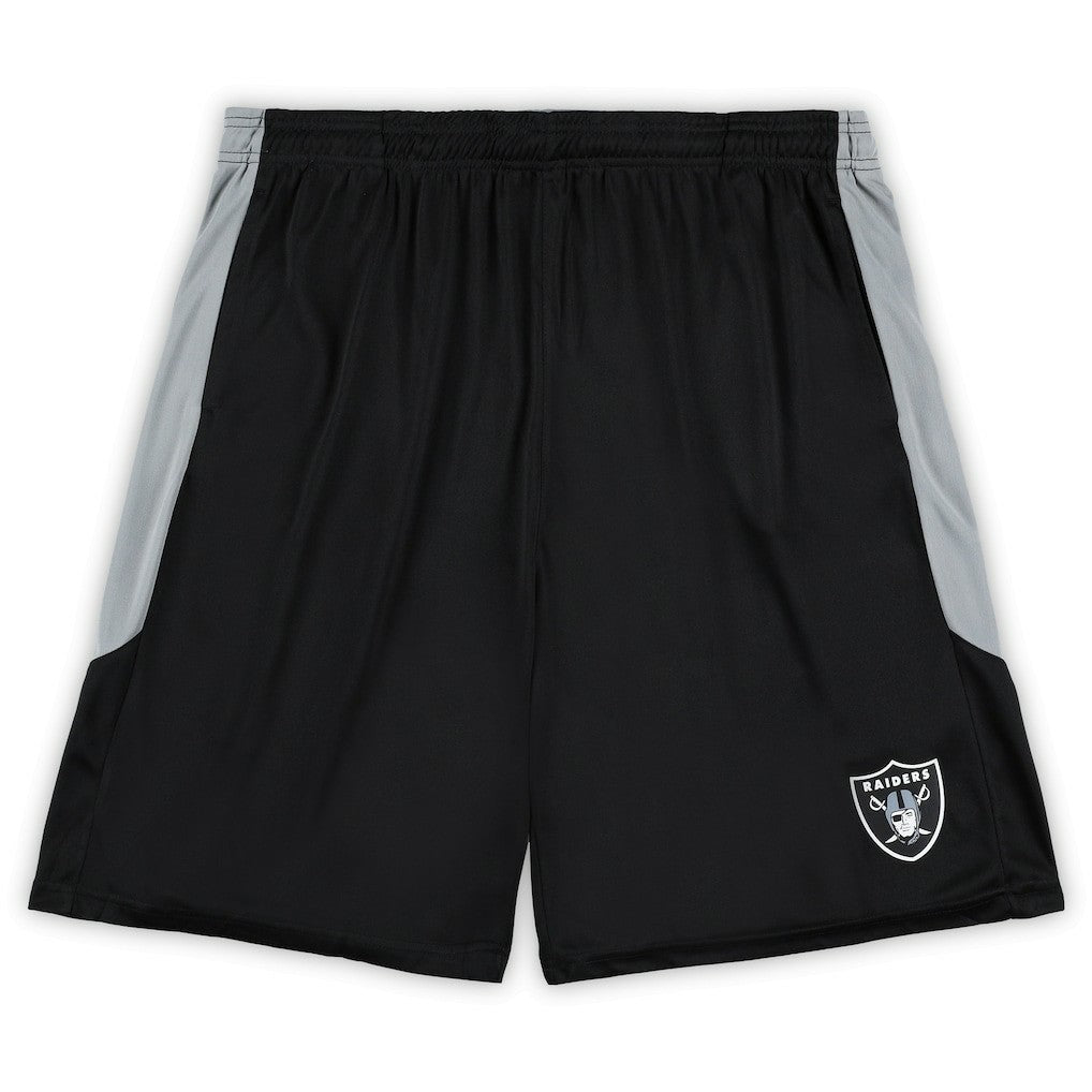 Las Vegas Raiders Big & Tall Team Logo Shorts - Black - Fanatics