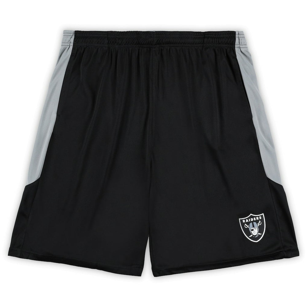 Las Vegas Raiders Big & Tall Team Logo Shorts - Black - Fanatics