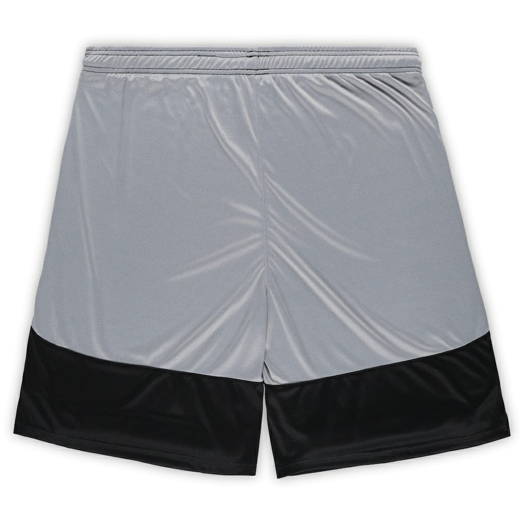 Pittsburgh Steelers Big & Tall Team Logo Shorts - Black - Fanatics