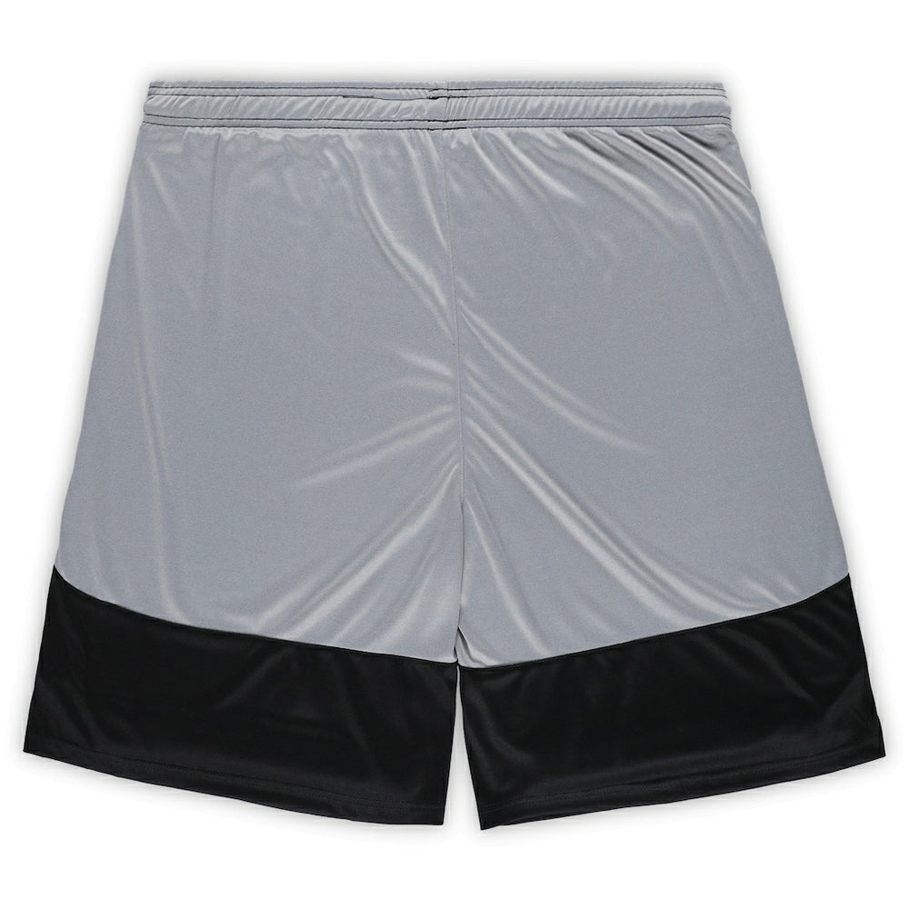 Pittsburgh Steelers Big & Tall Team Logo Shorts - Black - Fanatics