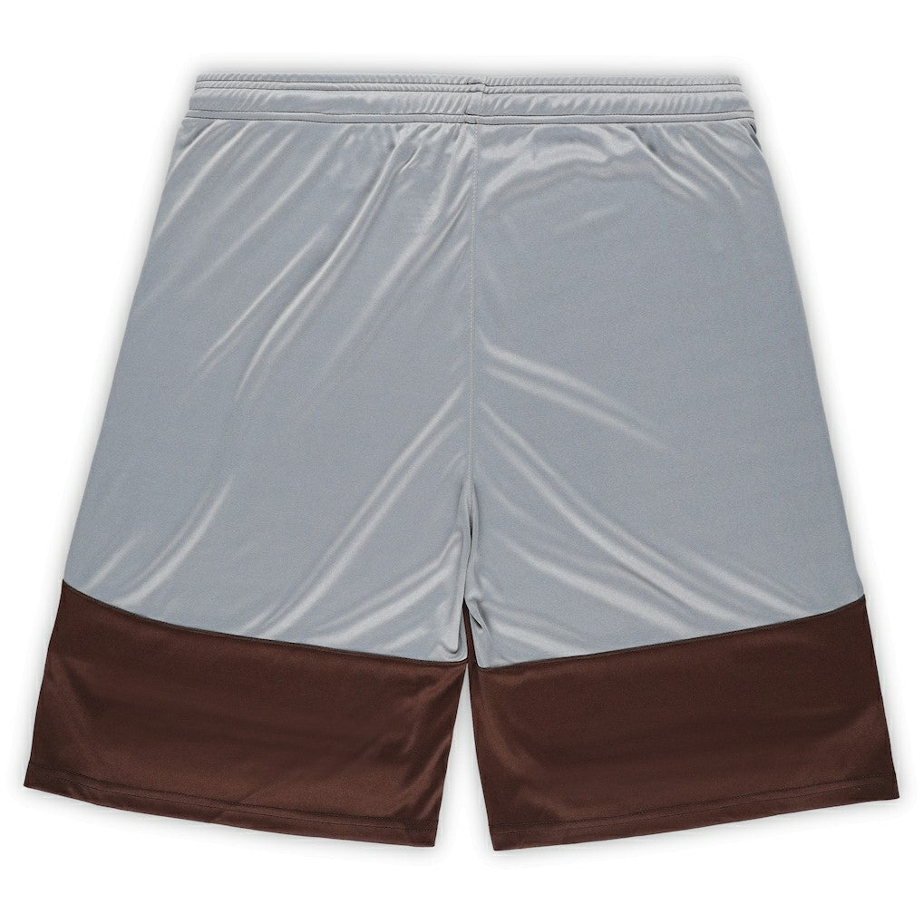 Cleveland Browns Big & Tall Team Logo Shorts - Brown - Fanatics