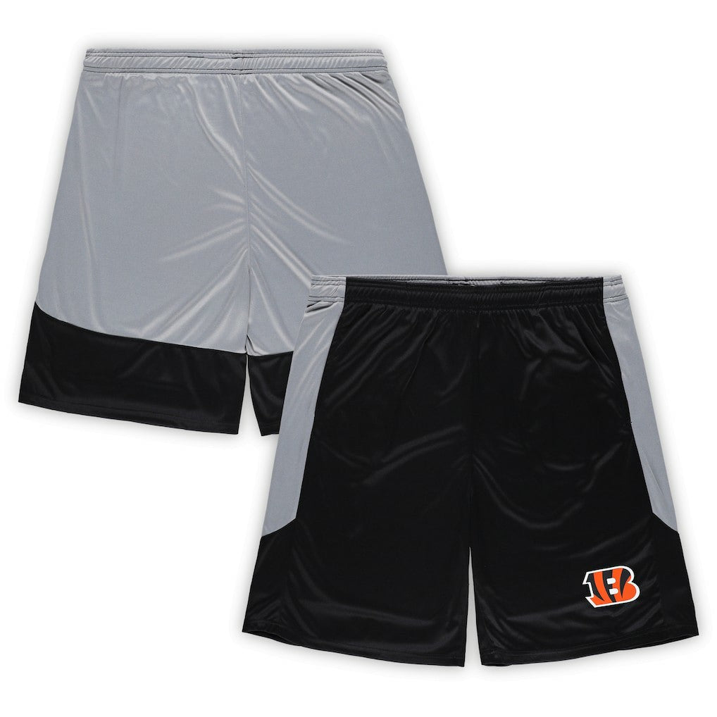 Cincinnati Bengals Big & Tall Team Logo Shorts - Black - Fanatics