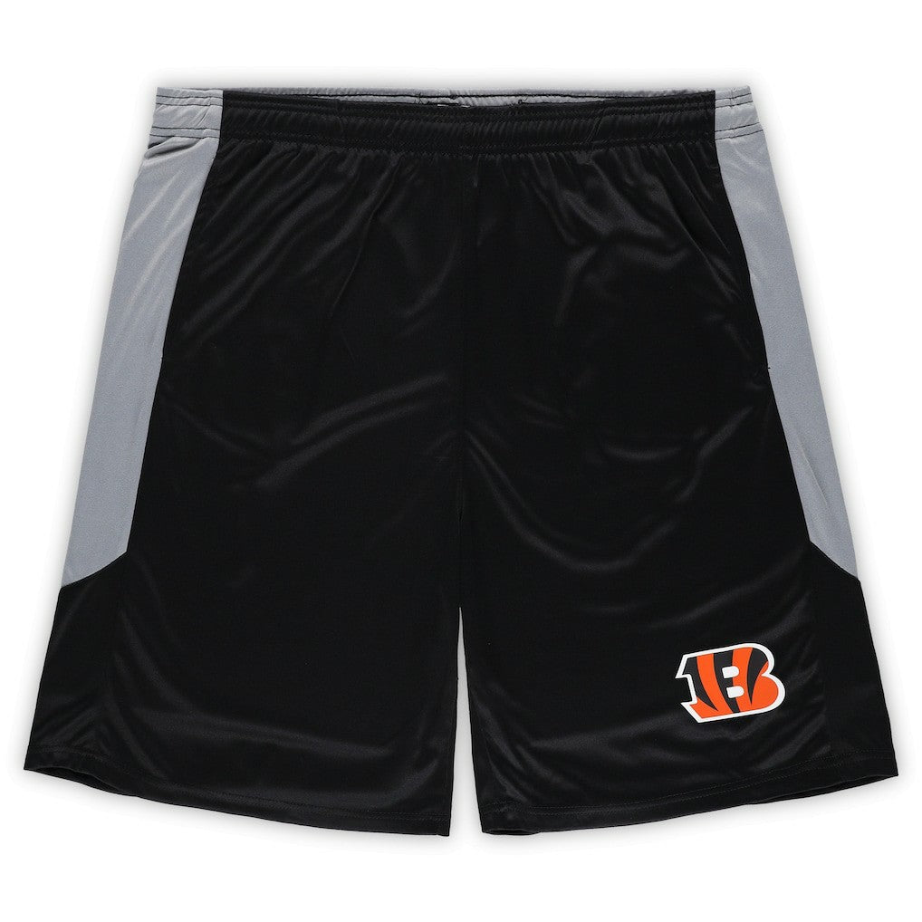 Cincinnati Bengals Big & Tall Team Logo Shorts - Black - Fanatics