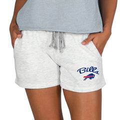 Buffalo Bills Concepts Sport Women's Mainstream Terry Lounge Shorts - Oatmeal - NFL