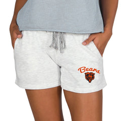 Chicago Bears Concepts Sport Women's Mainstream Terry Lounge Shorts - Oatmeal - NFL