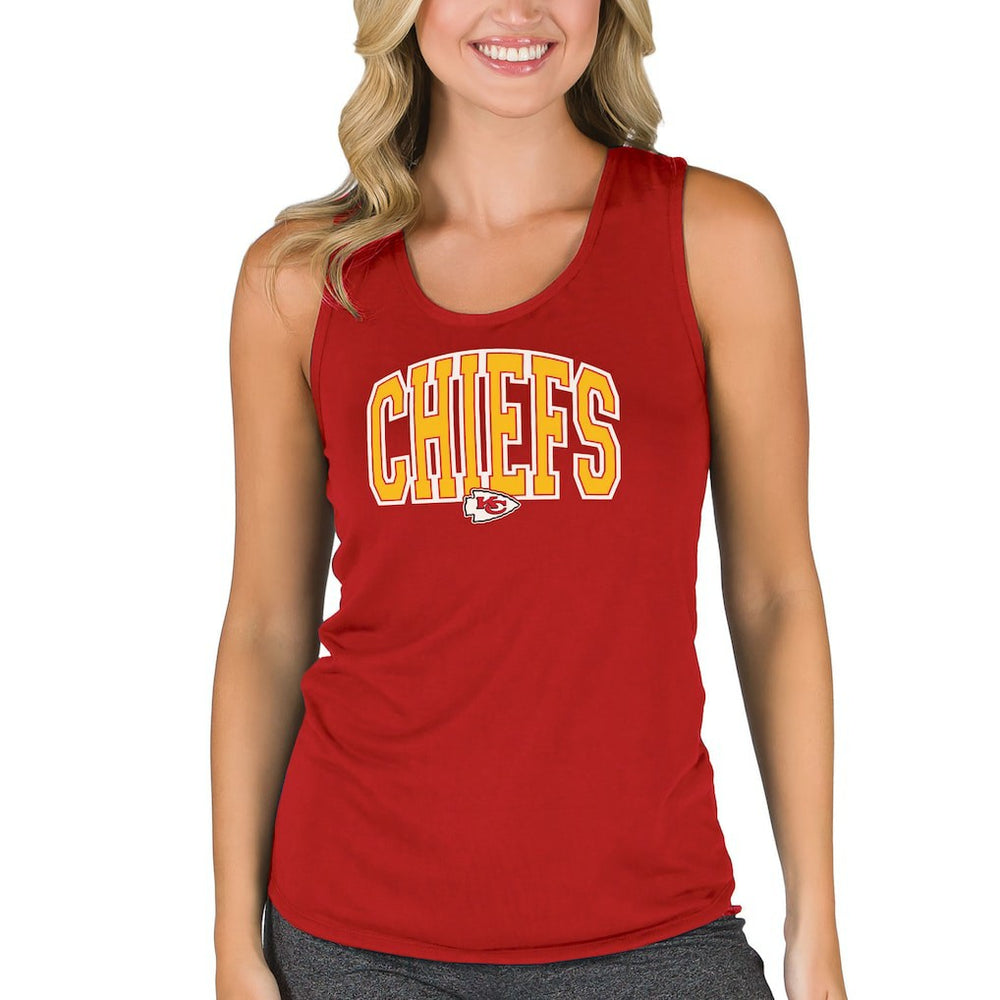Kansas City Chiefs Concepts Sport Women's Marathon Racer Back Tank Top - Red - NFL