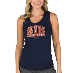 Chicago Bears Concepts Sport Women's Marathon Racer Back Tank Top - Navy - NFL