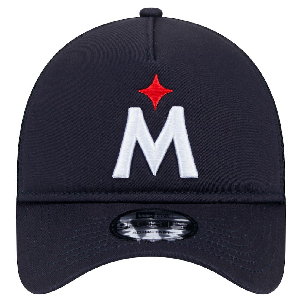 Minnesota Twins New Era 9FORTY A-Frame Trucker Adjustable Hat Near Me