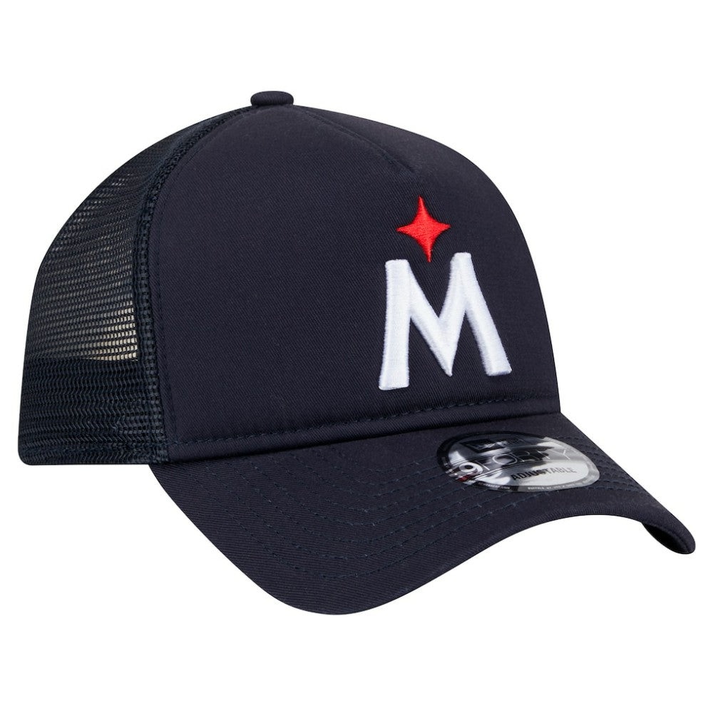 Minnesota Twins New Era 9FORTY A-Frame Trucker Adjustable Hat Near Me
