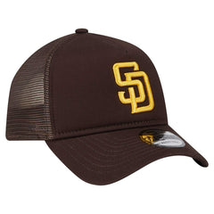 San Diego Padres New Era 9FORTY A-Frame Trucker Adjustable Hat Sale