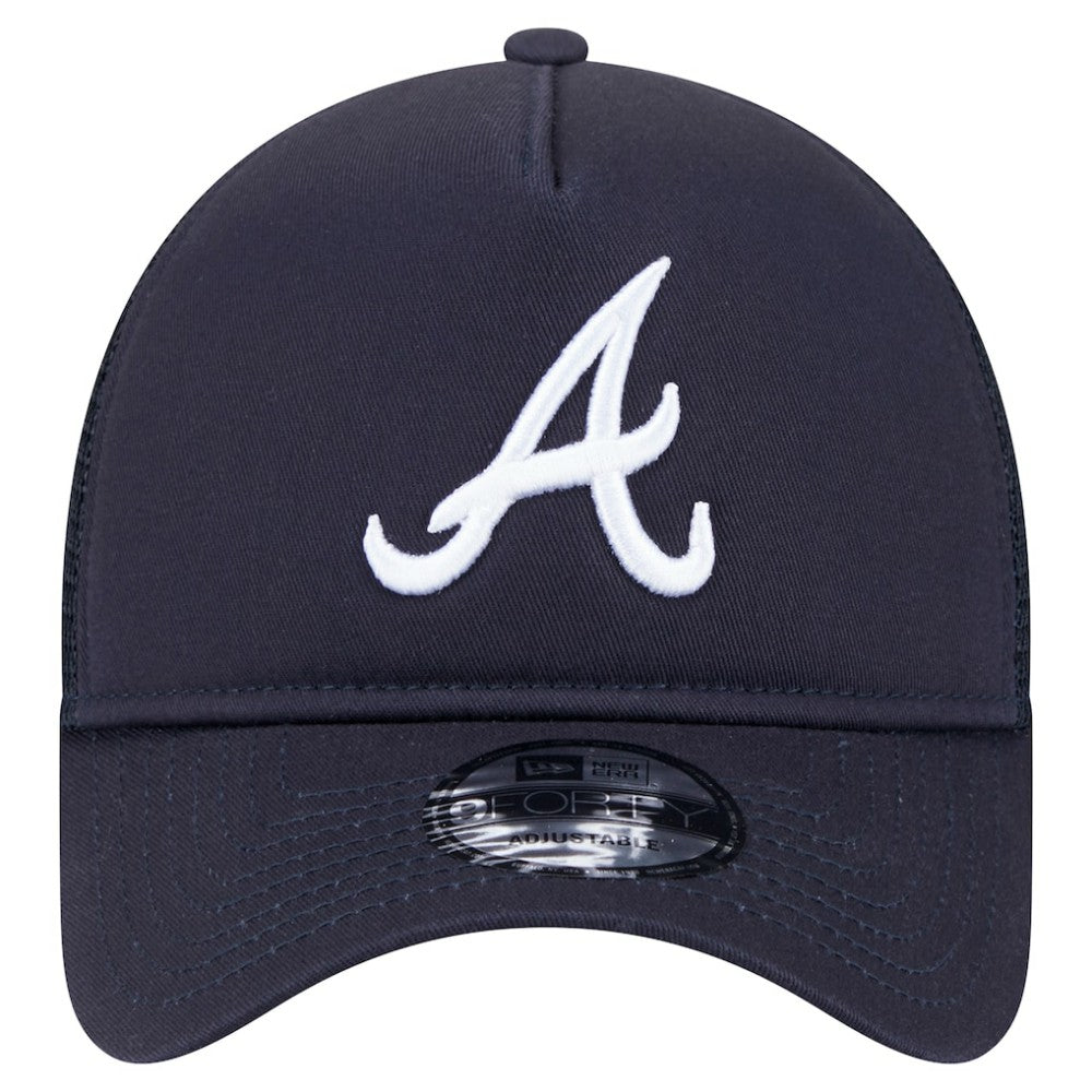 Atlanta Braves New Era 9FORTY A-Frame Trucker Adjustable Hat Near Me