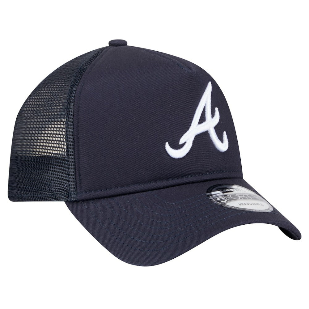 Atlanta Braves New Era 9FORTY A-Frame Trucker Adjustable Hat Near Me