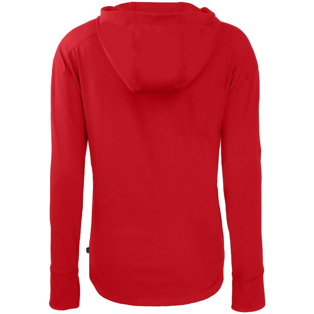 Kansas City Chiefs Cutter & Buck Women's Primary Mark Daybreak Eco Recycled Full-Zip Hoodie - Red - NFL
