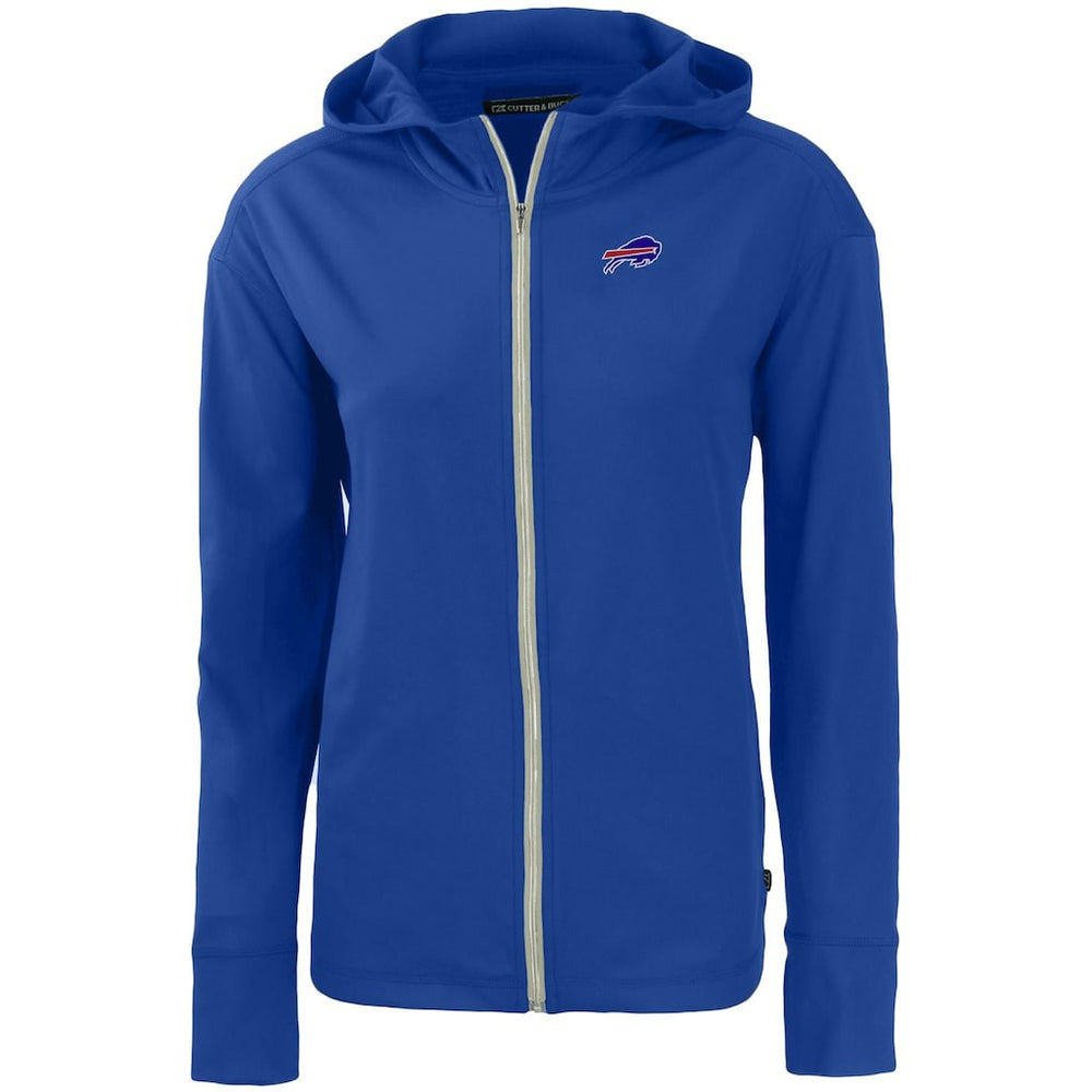Buffalo Bills Cutter & Buck Women's Primary Mark Daybreak Eco Recycled Full-Zip Hoodie - Royal - NFL
