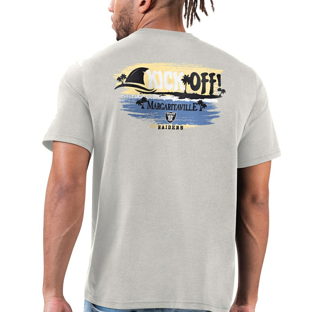 Las Vegas Raiders Margaritaville T-Shirt - Silver - NFL