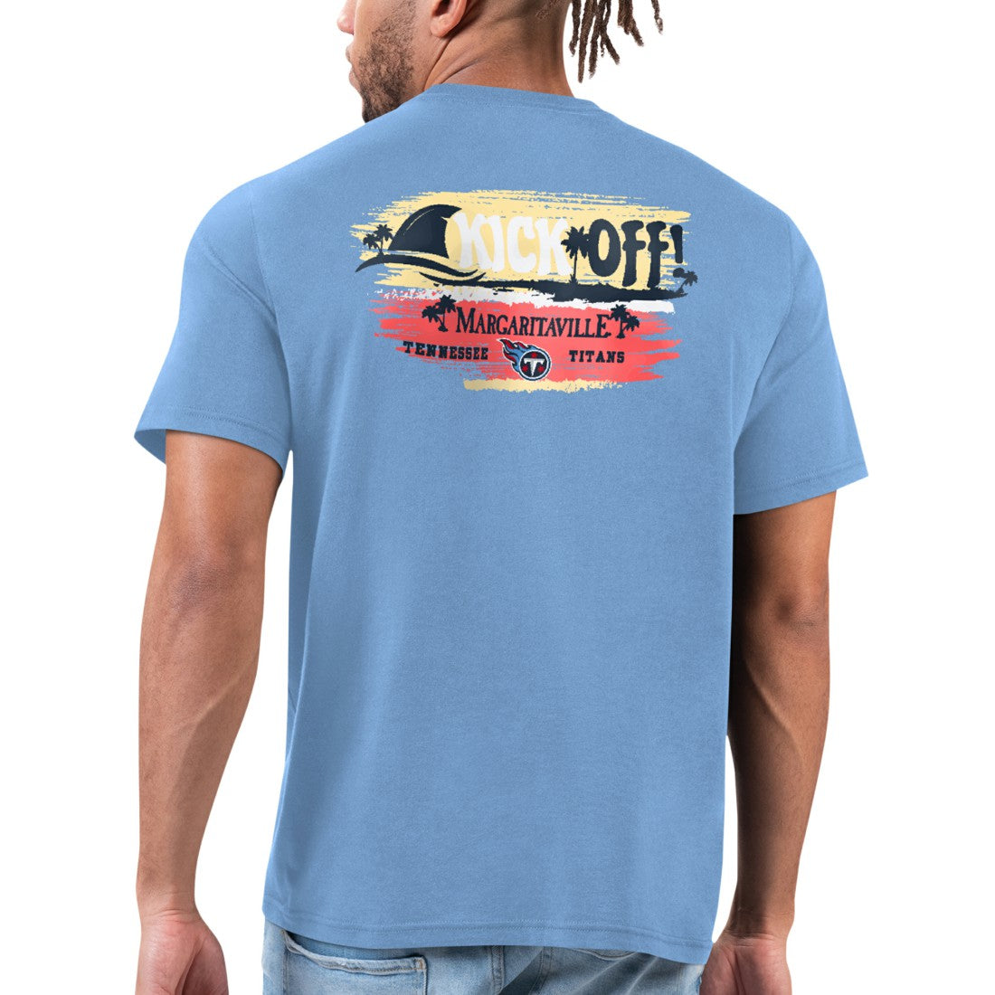 Tennessee Titans Margaritaville T-Shirt - Blue - NFL