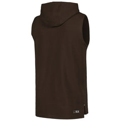 Cleveland Browns MSX by Michael Strahan Captain Sleeveless Hoodie T-Shirt - Brown - NFL