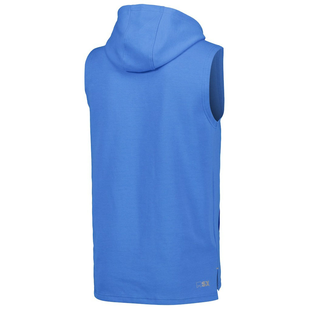 Los Angeles Chargers MSX by Michael Strahan Captain Sleeveless Hoodie T-Shirt - Powder Blue - NFL