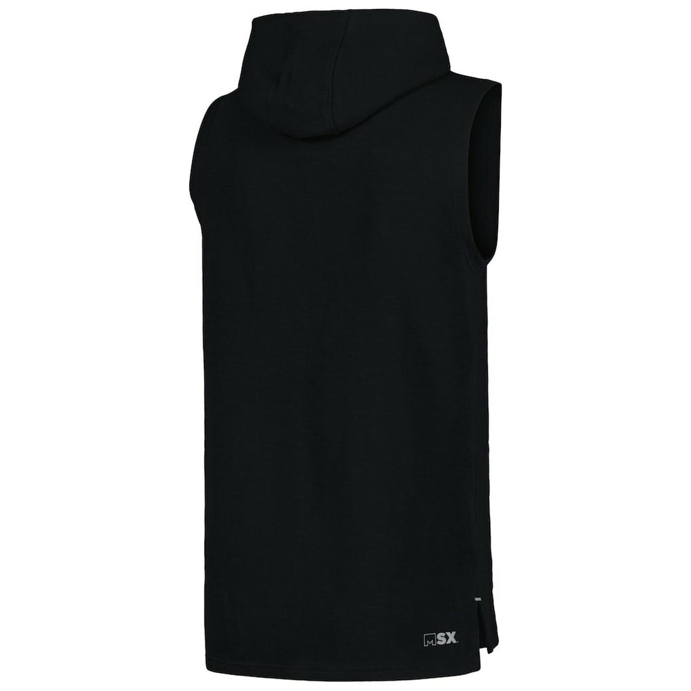 Cincinnati Bengals MSX by Michael Strahan Captain Sleeveless Hoodie T-Shirt - Black - NFL