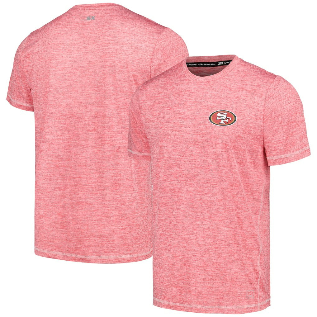 San Francisco 49ers MSX by Michael Strahan Motion Space-Dye T-Shirt - Scarlet - NFL
