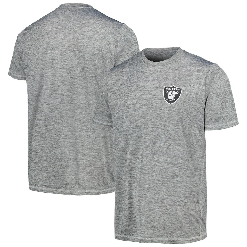 Las Vegas Raiders MSX by Michael Strahan Motion Space-Dye T-Shirt - Gray - NFL