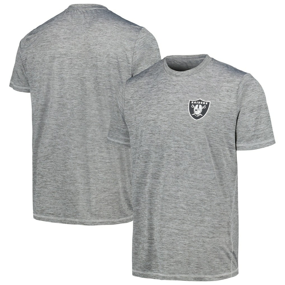 Las Vegas Raiders MSX by Michael Strahan Motion Space-Dye T-Shirt - Gray - NFL