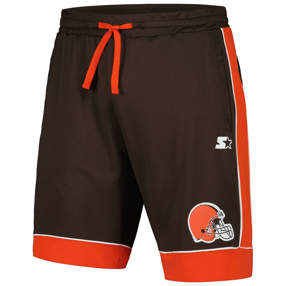 Cleveland Browns Starter Fan Favorite Fashion Shorts - Brown/Orange - NFL