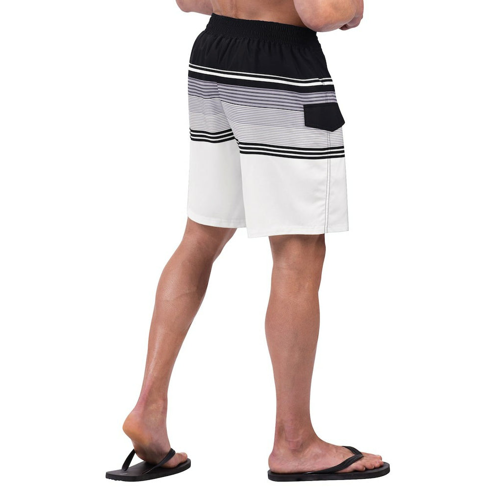 Las Vegas Raiders G-III Sports by Carl Banks Jump Shot Volley Swim Trunks - Black - NFL