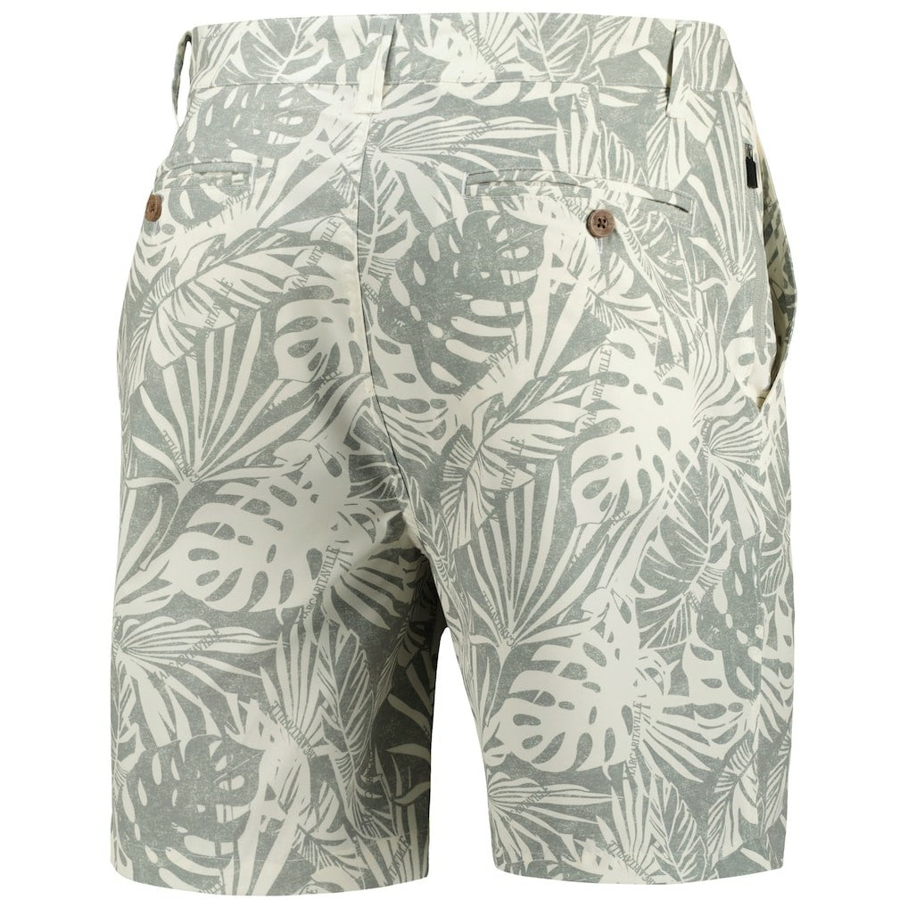 Cincinnati Bengals Margaritaville Sandwashed Monstera Print Amphib Shorts - Gray - NFL