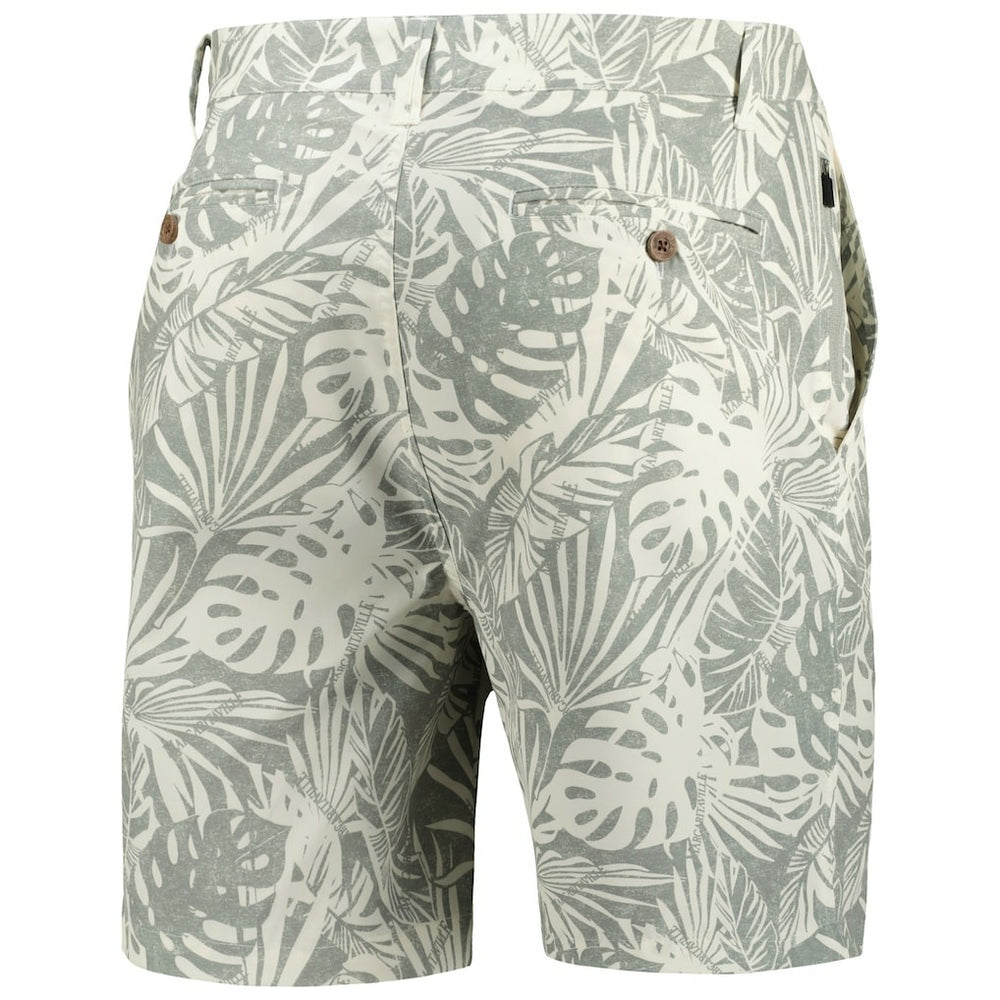 Cincinnati Bengals Margaritaville Sandwashed Monstera Print Amphib Shorts - Gray - NFL