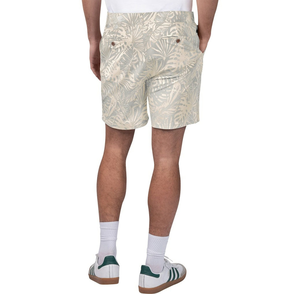 Las Vegas Raiders Margaritaville Sandwashed Monstera Print Amphib Shorts - Gray - NFL