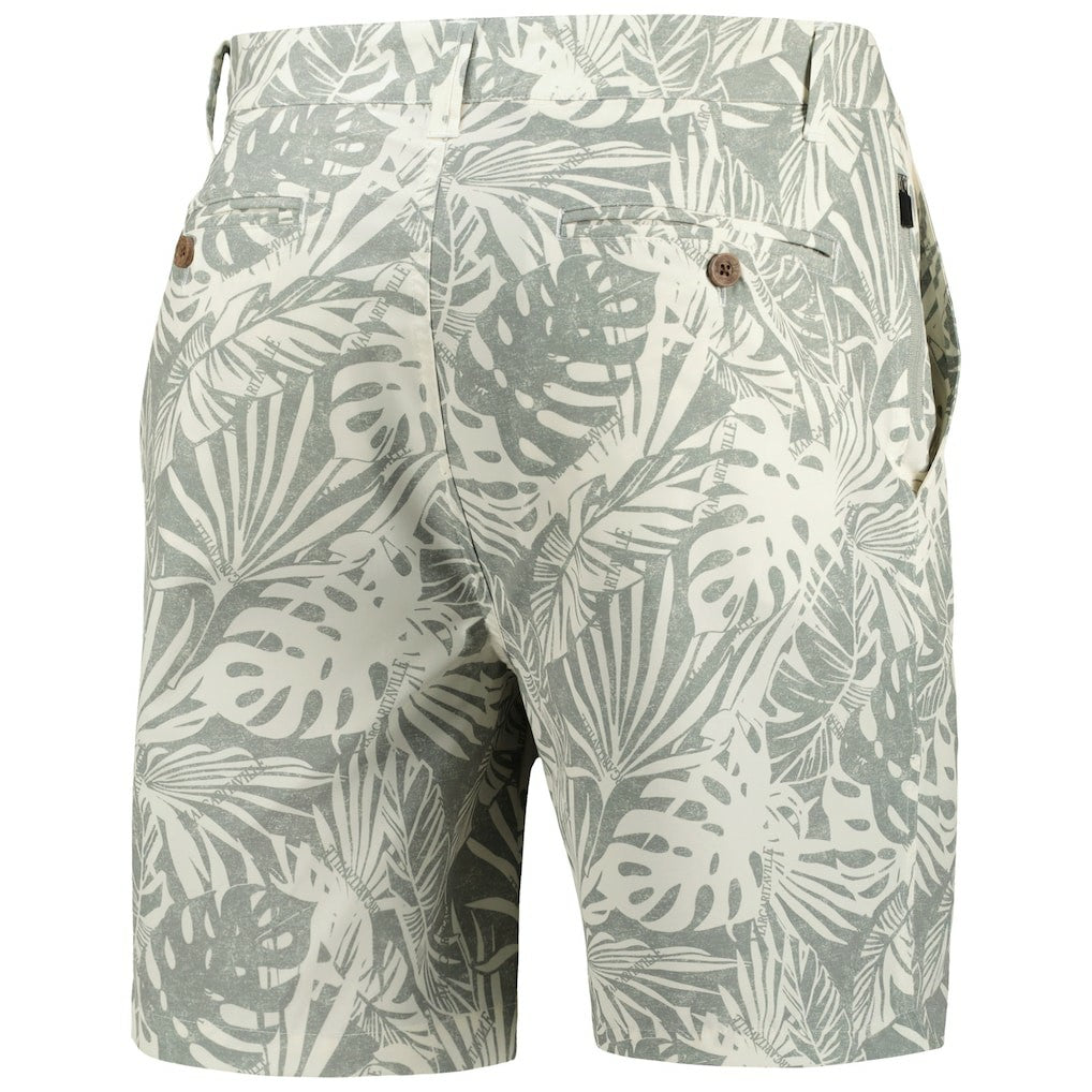 Cleveland Browns Margaritaville Sandwashed Monstera Print Amphib Shorts - Gray - NFL