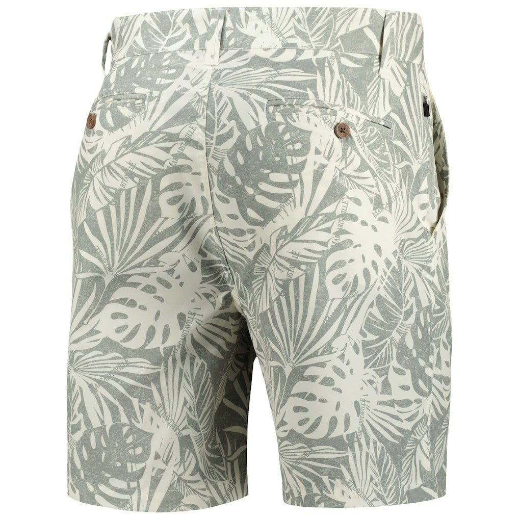 Pittsburgh Steelers Margaritaville Sandwashed Monstera Print Amphib Shorts - Gray - NFL